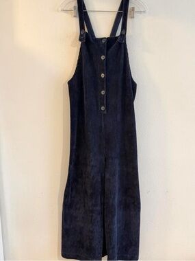 Madewell Navy Corduroy Overalls